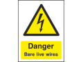 Danger Bare Live Wires - Portrait